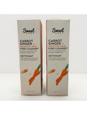 Sweet Chef Carrot Ginger + Salicylic Acid Pore Cleanser 150ml/5 fl oz -Set Of 2
